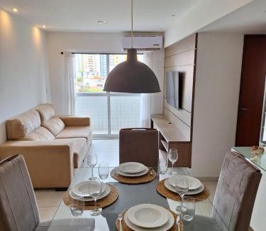 Manaira Apartment | Parador Manaíra, 2 quartos, 350m da praia, cama king , 2wc