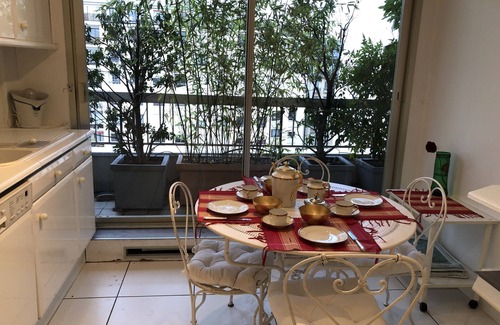 Chaillot Apartment | Paris 16 Luxe apt Trocadéro Terrace 2 rooms 2 bathrooms clim Eiffel tower view. classified