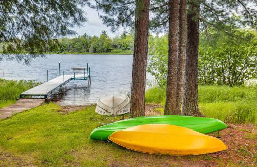 Eagle River House | Peaceful Long Lake Cabin with Dock and Fire Pit!