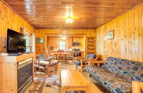 Eagle River House | Peaceful Long Lake Cabin with Dock and Fire Pit!