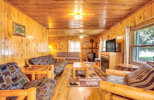 Eagle River House | Peaceful Long Lake Cabin with Dock and Fire Pit!