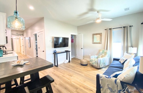 Port St. Joe Cottage | "Pelican Cottage" is a pet friendly, 2 bed, 1 1/2 bath unit accepting 5 guests. Pool Coming 2025!