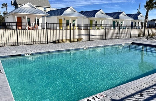 Port St. Joe Cottage | "Pelican Cottage" is a pet friendly, 2 bed, 1 1/2 bath unit accepting 5 guests. Pool Coming 2025!