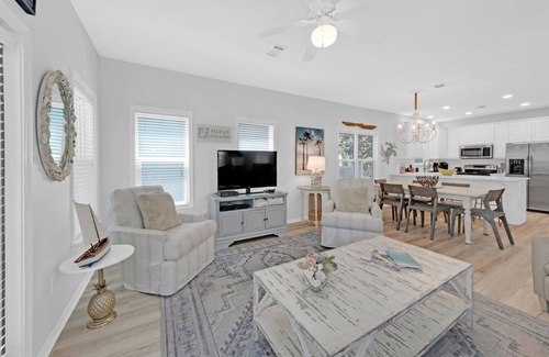 Santa Rosa Beach House | Pelican Paradise: Spacious 30A Pet-Friendly Home w/Pool and Beach Access