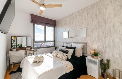 Cornella de Llobregat Apartment | Penthouse with Private Terrace & Pool Access