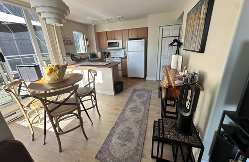 Davie Village Condo | Penthouse with Large Deck on Seawall/Beach w/Views