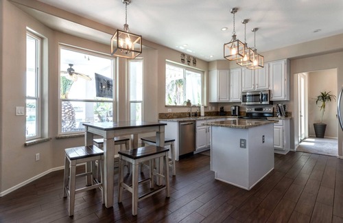 Arrowhead Lakes House | Perfect Family Getaway! Waterfront home w/Kayaks, Private Heated Pool & Spa! Pool table + Free Golf