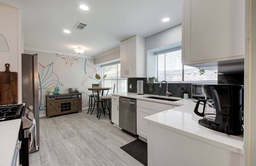 Block House Creek House | Pet Friendly Home w/Sauna & Bunk Room | Sleeps 10