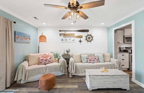 Crescent Beach Condo | Pet-friendly condo, less than 5 min walk to beach, beach chairs, wagon, umbrella etc. included!