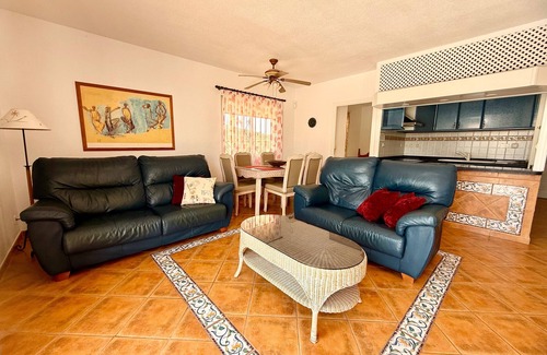 Callao Salvaje Villa | Pet Friendly Villa Azul close to the Beach with Pool, Garden, A/C and Wi-Fi