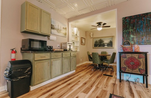 Manitowoc Apartment | Pink Door Loft - Conveniently located in the downtown district of Manitowoc