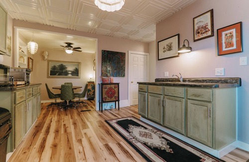 Manitowoc Apartment | Pink Door Loft - Conveniently located in the downtown district of Manitowoc