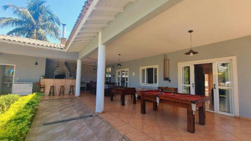 Praia dos Sonhos House | Piscina Aquecida, 5 suítes, Bilhar, Varanda Gourmet, 100mts mar