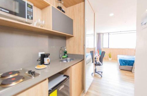 La Aguacatala Apartment | Poblado, Modern studio, coworking, A/C, Gym 1411