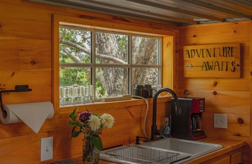 Mouth of Wilson House | Pondside TinyHome near Grayson Highlands FEES INCL