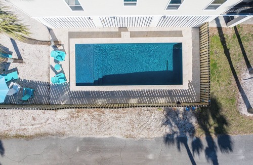 Tybee Island House | Pool, short walk to beach, tiki bar, fire pit