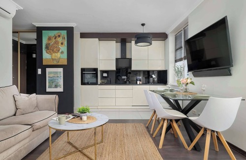 Pradnik Bialy Apartment | Prądnicka 48 | Kraków | Modern Apartment with Balcony