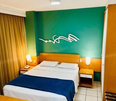 Praia do Canto Apartment | Praia do Canto Apart Hotel - Quarto sala e varanda