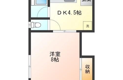 Tokorozawa Apartment | Private 1K Flat with 2 Single beds and sofa-bed, Near Tokyo & Quiet Area, 202