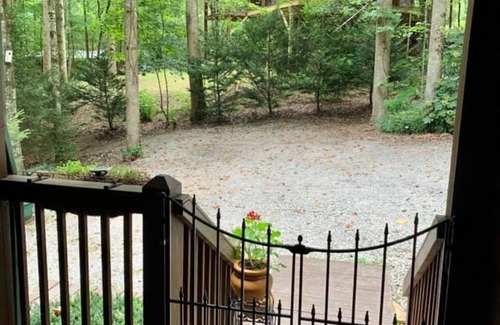 Townsend Cabin | Private 2 acres on creek. Hot tub. Generator. Huge carport. Owner managed.