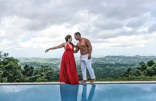 Gurabo Cabin | Private Infiniti Pool with heater & best view in Puerto Rico!
