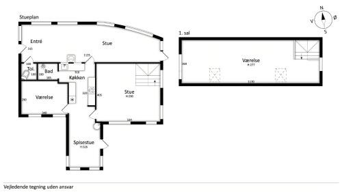 Vesterborg House | Private Retreat Near Kragenæs With Field Views