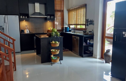 Sam Roi Yot Villa | Private swimming pool and solar-heated rooftop mini pool with mountain and sea views