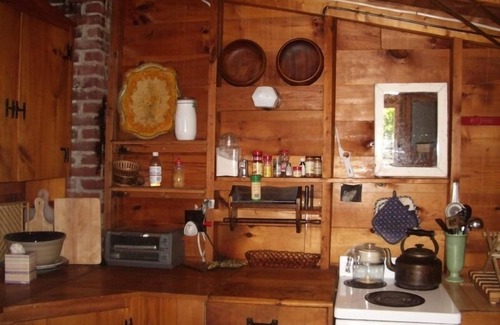Farmington Cabin | Private three season cabin nestled in woods on shore of pristine Maine lake