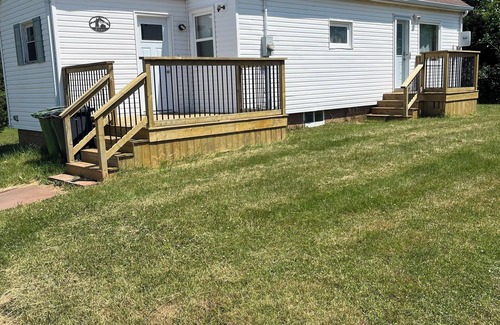 Summerside House | Private two bedroom home near Summerside with office; AC; fireplace; TV; wifi