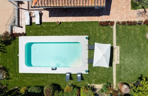 Gambassi Terme Villa | Private Villa with private pool, A/C, WIFI, TV, balcony, pets allowed, close to San Gimignano