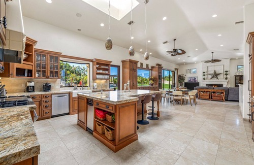 Bermuda Dunes House | Privately Gated 2.3 Acre, Tuscan Villa Resort Property, View, pool and12' Slide!