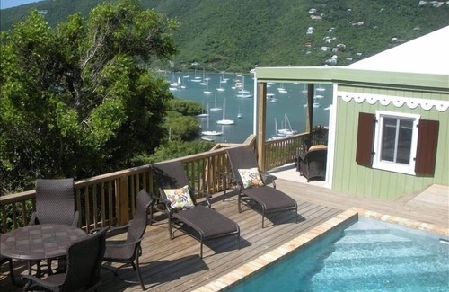 Estate Carolina Cottage | Quaint Studio Cottage with private pool overlooking beautiful Coral Bay