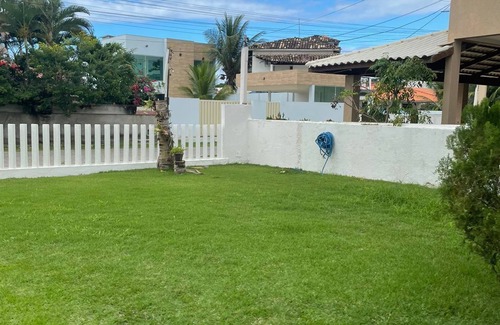 Aratuba House | Quarto na praia com cama de casal