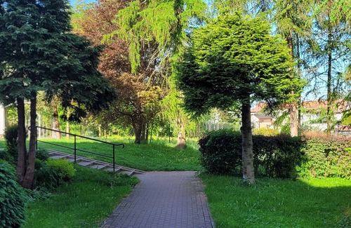 Sztum Apartment | Quiet and modern apartment whit nice place to eat outside the room at sunrise.