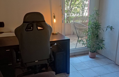 Malbosc Apartment | Quiet apartment with large terrace