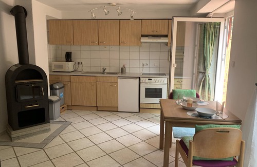 Reichenbach Apartment | Quiet apartment with a large patio