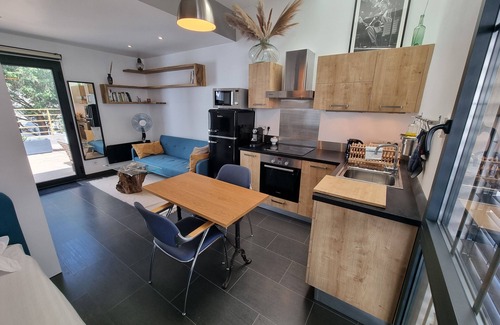Vassieux - Crepieux Apartment | Quiet loft with large terrace & covered parking close to Lyon