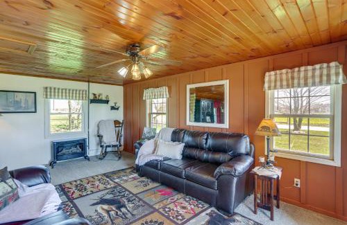 New Haven  Huron County House | Quiet Shiloh Retreat with Spacious Yard and Fireplace!