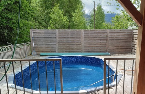 Saulxures-sur-Moselotte House | Quiet villa, 4 bedrooms, jacuzzi, private pool and wooded grounds.