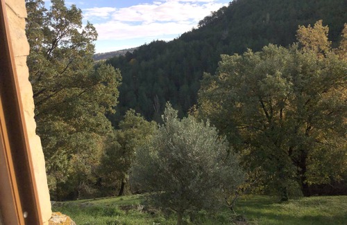 Saint-Priest House | Quiet vacation home with pool and great views of the Ardèche mountains