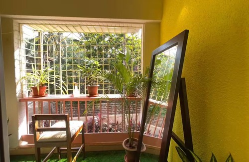 Vagator Apartment | Radiant Retreat-Aesthetic 1BHK with Pool North Goa
