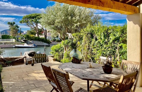 Port Cogolin House | Rare, fisherman's house with 2 bedrooms, large terrace and mooring.