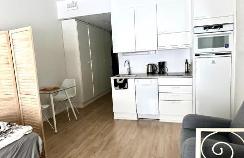 Ylamylly Apartment | Rauhallinen studio isolla parvekkeella