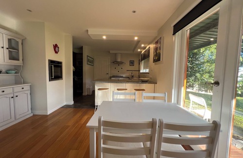 Rye Apartment | Reconnect with loved ones in this family-friendly place.
