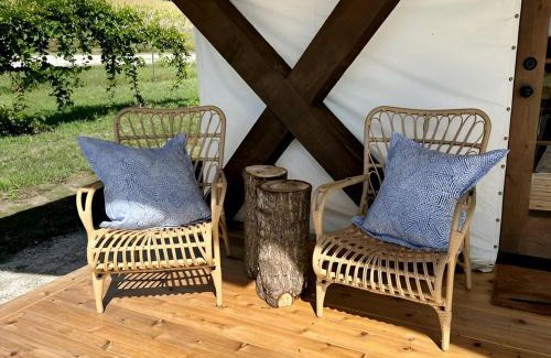 Burt County Other | Reconnect with Nature at this Equipped Tented Cabin in Tekamah, Nebraska