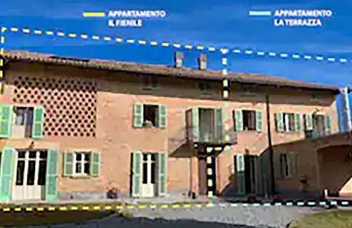 Montegrosso dʼAsti House | Relais" Podere Le Gaggie "ape "La Terrazza Asti Alba Nizza
