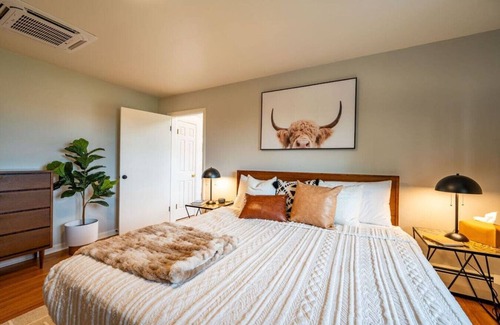 Mifflinburg House | Relax by the pool or in the hot tub with a view!