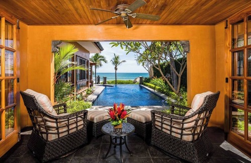 Playa Langosta House | Relaxing beachfront home- internet, a/c, gas grill, full kitchen, BBQ