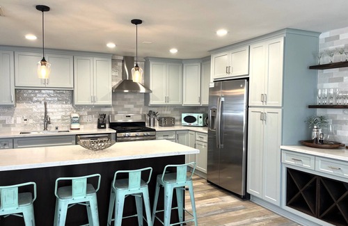 West Newport House | Relaxing Newport home with spacious patio