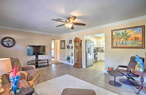 Tropical Gulf Acres Cottage | Relaxing Punta Gorda Getaway w/Fire Pit!